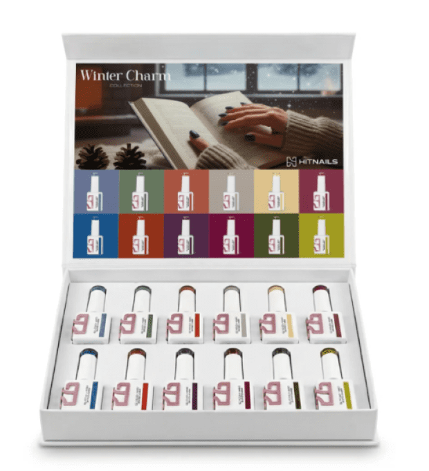 Collection de Vernis Semi-Permanent Winter Charm – 12 Couleurs