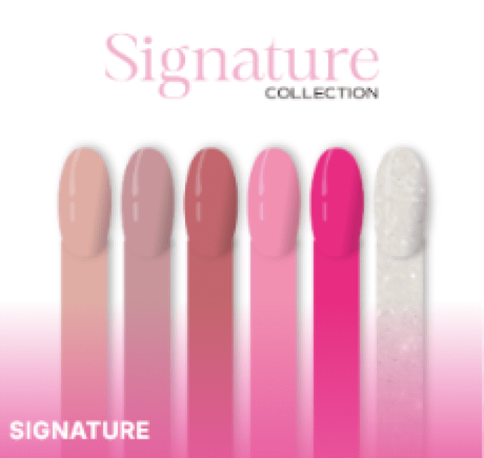 Collection de Vernis Semi-Permanent Signature – 6 Couleurs