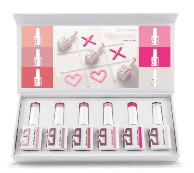 Collection de Vernis Semi-Permanent Signature – 6 Couleurs