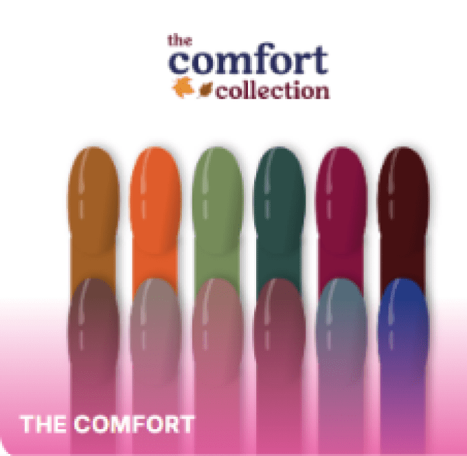 Collection de Vernis Semi-Permanent The Comfort – 12 Couleurs