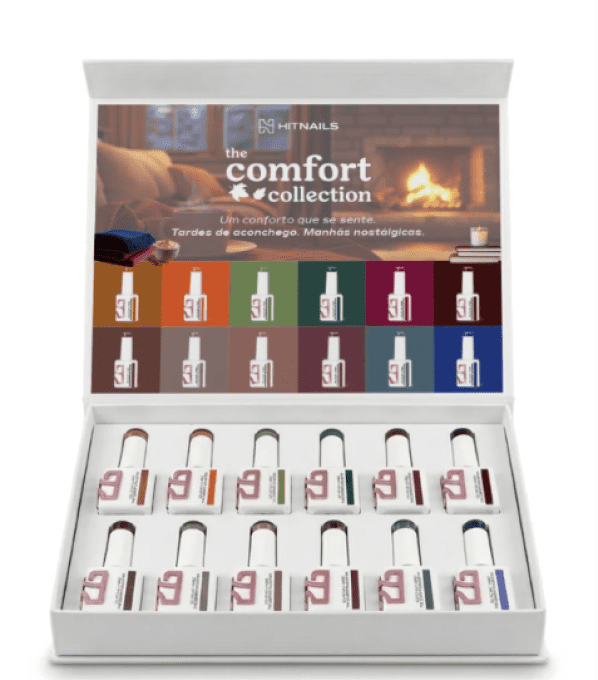Collection de Vernis Semi-Permanent The Comfort – 12 Couleurs