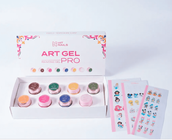 Art Gel Pro - 8 cores