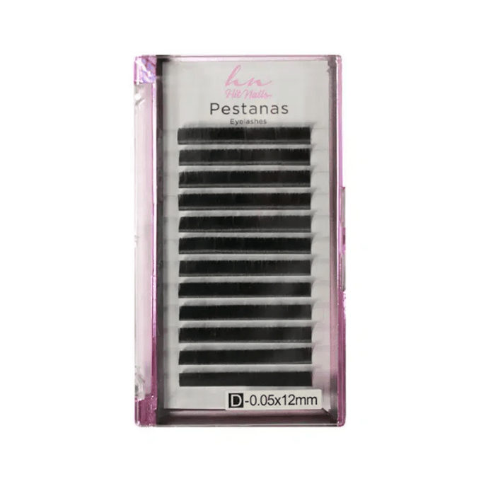 Caixa Pestanas 3D/Russas D 0,05mm x 12mm em Caixa 12 filas