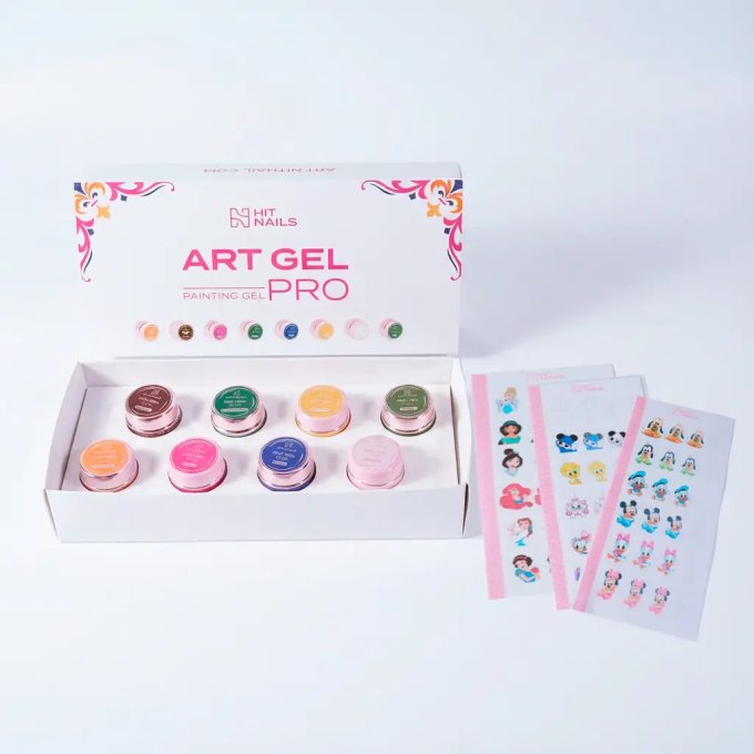 Art Gel Pro - 8 cores