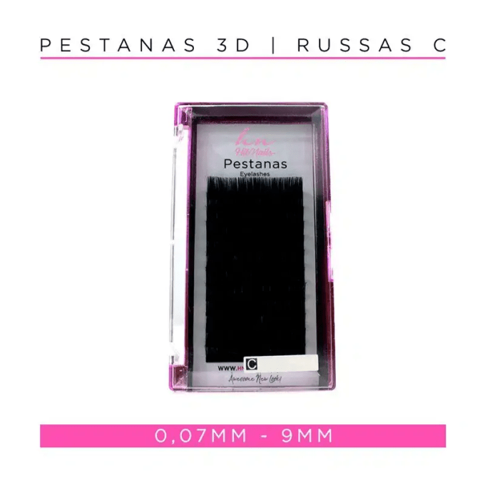 Pestanas 3D/Russas C 0,07mm 9mm
