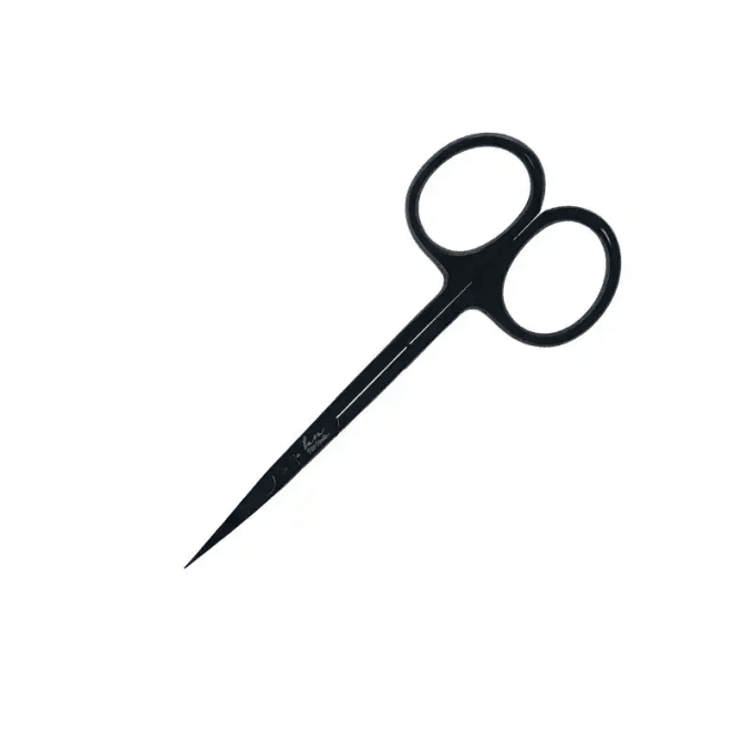Ciseau à Cuticules Pro-Black Titanium à Lame Courbée