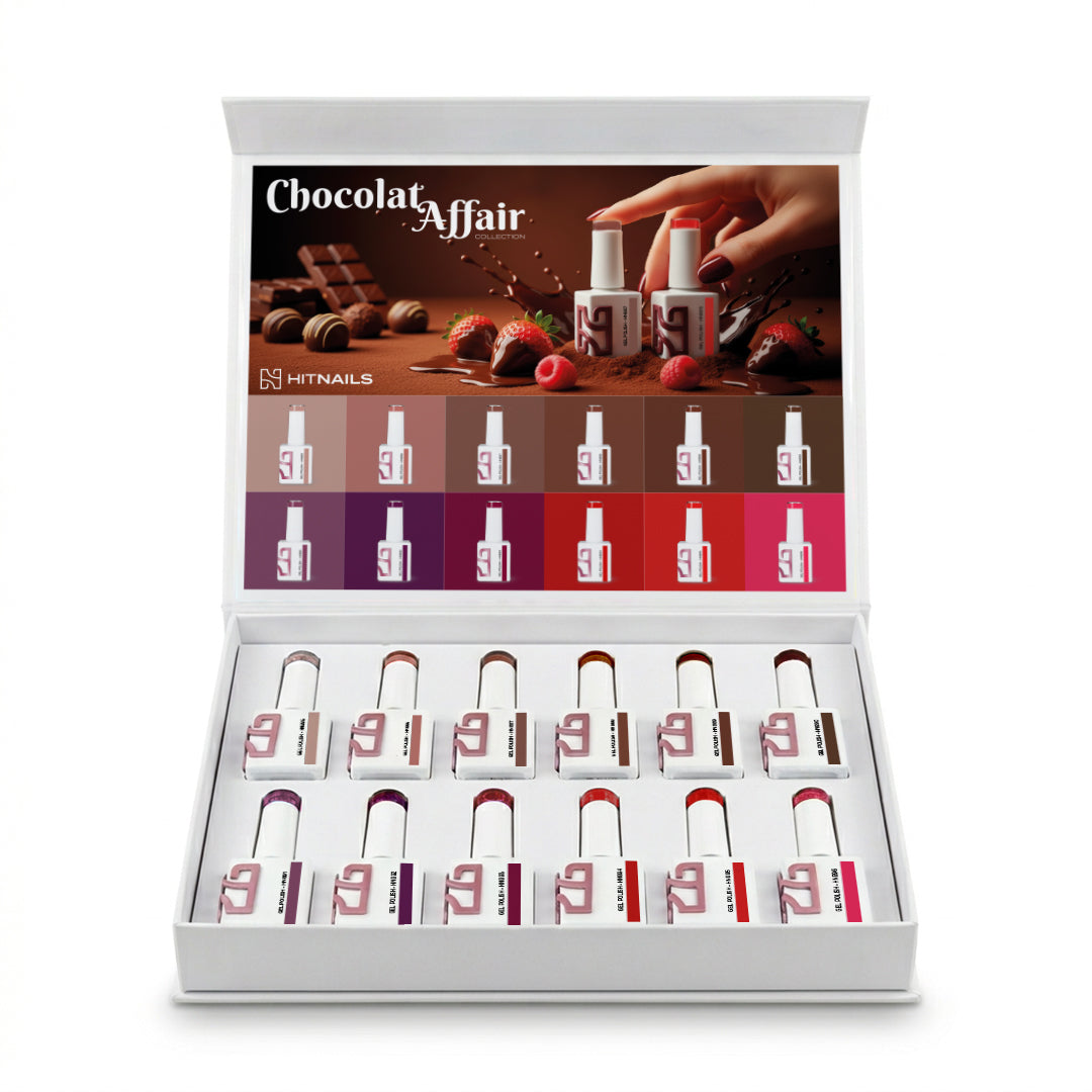 Collection Vernis Gel Chocolat Affair - 12 Couleurs