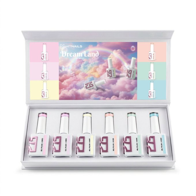 Collection Vernis Gel Dreamland - 6 Couleurs