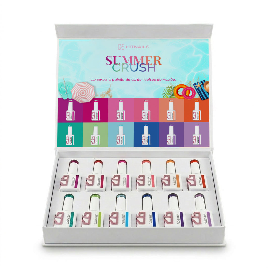 Collection Vernis Gel Summer Crush - 12 Couleurs