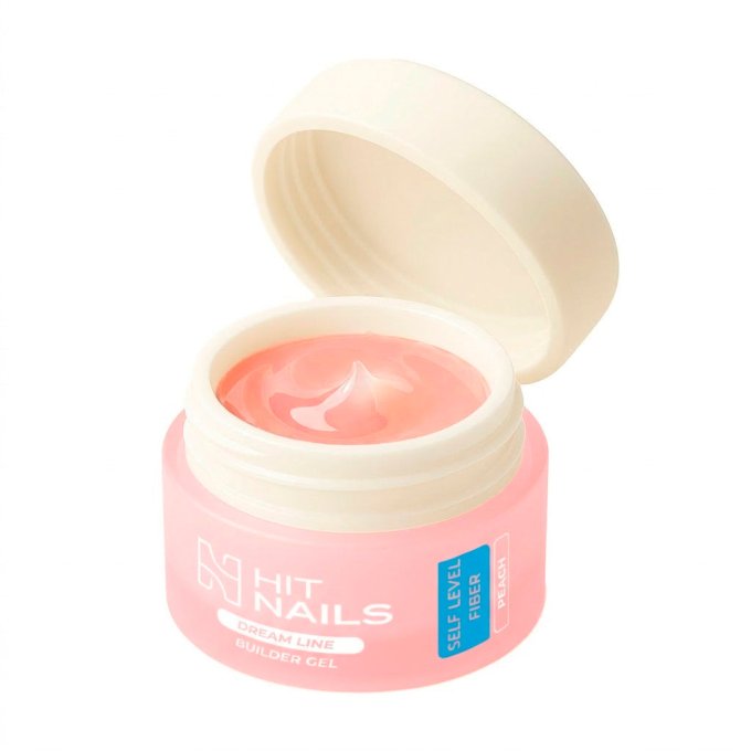 Gel de Construction Dream Line Self Level Fiber - Peach